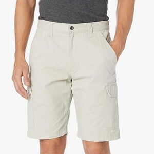 Wrangler Authentics Classic Relaxed Fit Cargo Short in Putty W38 NWOT